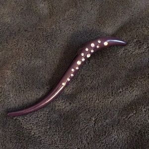 Purple Alligator Clip